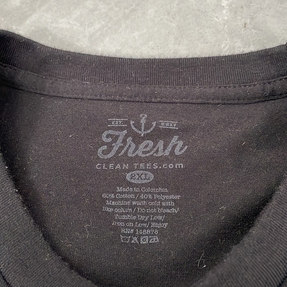Men’s Fresh Clean Tees Short Sleeve Shirt 2XL - Picture 11 of 11